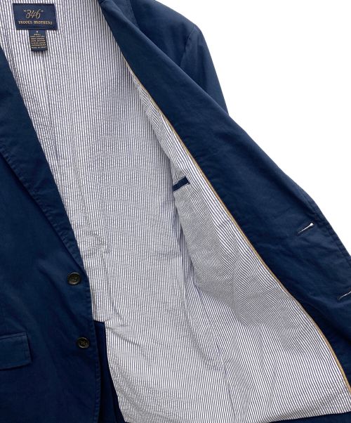 346 BROOKS BROTHERS（346 ブルックスブラザーズ）346 BROOKS BROTHERS (346 ブルックスブラザーズ) テーラードジャケット ネイビー サイズ:Sの古着・服飾アイテム