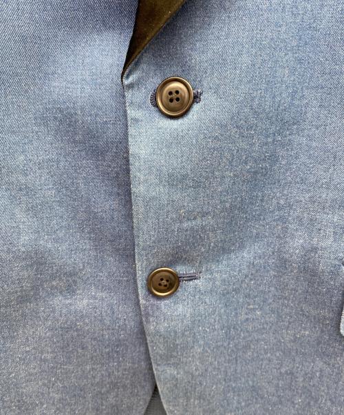 BEAMS（ビームス）BEAMS (ビームス) セットアップタキシード ブルー×ブラック サイズ:Mの古着・服飾アイテム