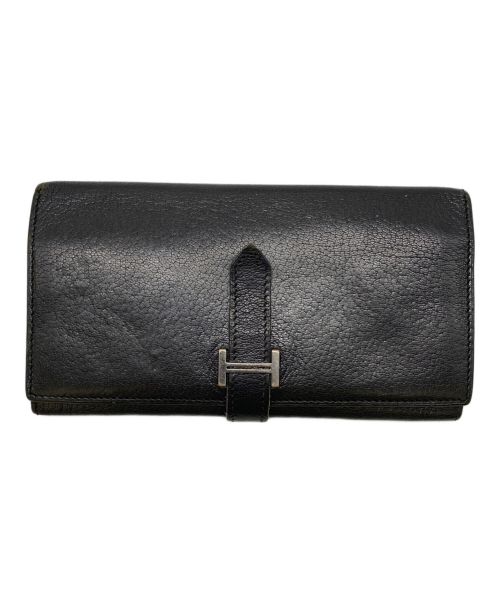 HERMES（エルメス）HERMES (エルメス) 長財布 ブラックの古着・服飾アイテム
