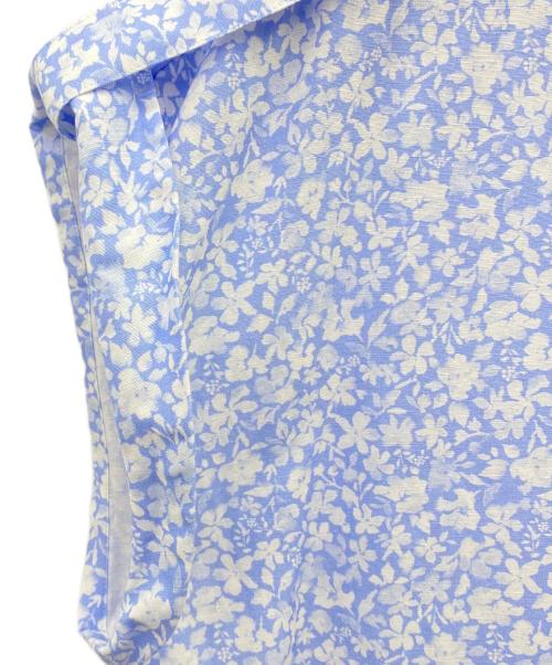 DES PRES（デ プレ）DES PRES (デ プレ) フレンチスリーブシャツワンピース ブルー サイズ:36の古着・服飾アイテム