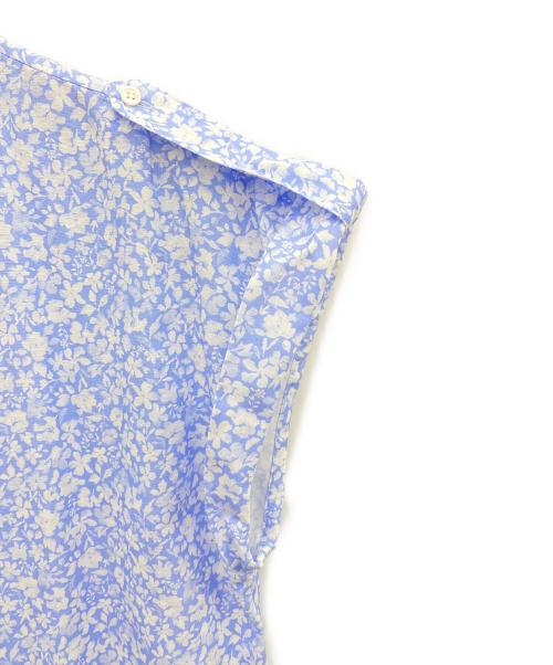 DES PRES（デ プレ）DES PRES (デ プレ) フレンチスリーブシャツワンピース ブルー サイズ:36の古着・服飾アイテム