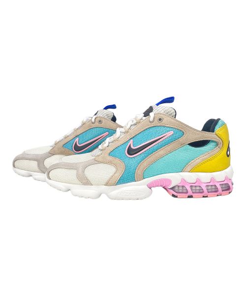 NIKE（ナイキ）NIKE (ナイキ) AIR ZOOM SPIRIDON CAGE 2 ホワイト×ブルー×イエロー サイズ:28.5cmの古着・服飾アイテム