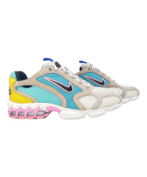 NIKE（ナイキ）NIKE (ナイキ) AIR ZOOM SPIRIDON CAGE 2 ホワイト×ブルー×イエロー サイズ:28.5cmの古着・服飾アイテム
