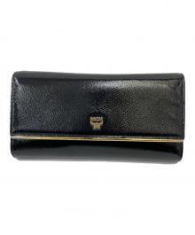 MCM（エムシーエム）の古着「2つ折り財布」｜ブラック×ゴールド