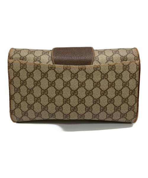 GUCCI（グッチ）GUCCI (グッチ) ショルダーバッグ ベージュ×ブラウンの古着・服飾アイテム