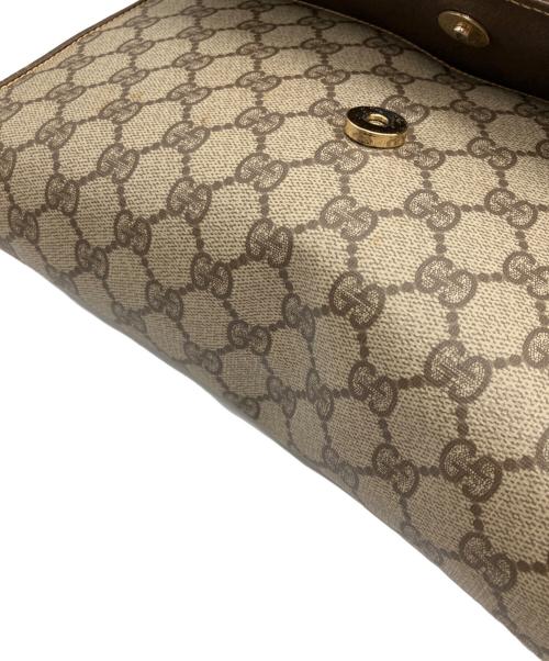 GUCCI（グッチ）GUCCI (グッチ) ショルダーバッグ ベージュ×ブラウンの古着・服飾アイテム