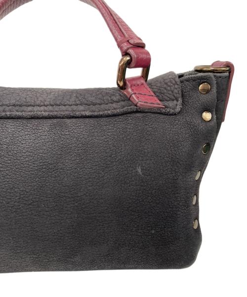 zanellato（ザネラート）zanellato (ザネラート) ハンドバッグ ブラック×レッドの古着・服飾アイテム