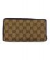 GUCCI (グッチ) 長財布 ブラウン×パープル：20000円