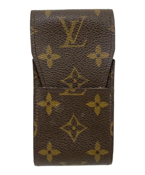 LOUIS VUITTON（ルイ ヴィトン）LOUIS VUITTON (ルイ ヴィトン) シガレットケース エテュイ・シガレット ブラウンの古着・服飾アイテム