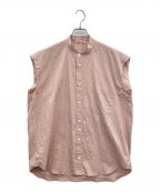 AURALEEオーラリー）の古着「ノースリーブブラウス」｜ピンク