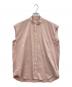 AURALEE（オーラリー）の古着「ノースリーブブラウス」｜ピンク
