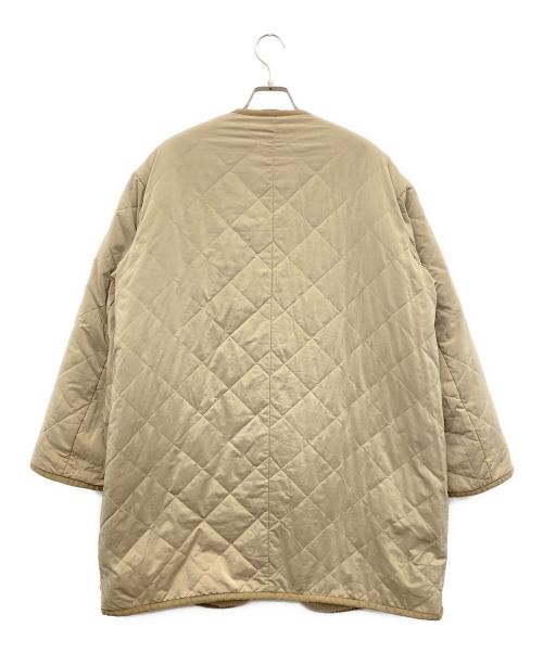 6(ROKU) BEAUTY&YOUTH（ロク ビューティーアンドユース）6(ROKU) BEAUTY&YOUTH (ロク ビューティーアンドユース) リバーシブルボアキルティングコート ベージュ サイズ:38の古着・服飾アイテム