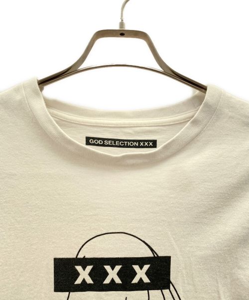 GOD SELECTION XXX（ゴッド セレクション トリプルエックス）GOD SELECTION XXX (ゴッドセレクショントリプルエックス) 半袖カットソー ホワイト サイズ:Mの古着・服飾アイテム
