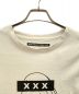 GOD SELECTION XXX (ゴッドセレクショントリプルエックス) 半袖カットソー ホワイト サイズ:M：5000円