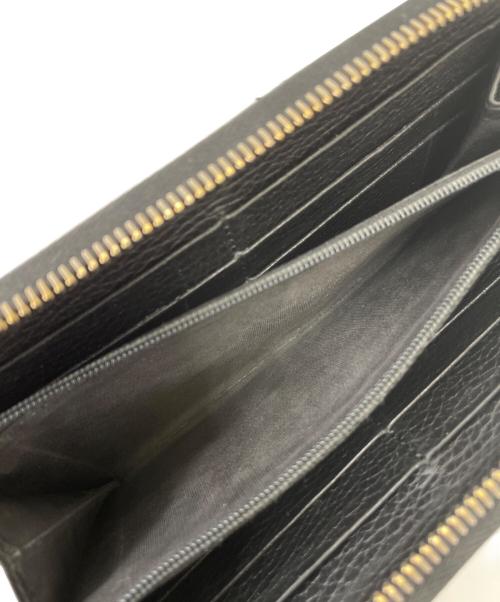 GUCCI（グッチ）GUCCI (グッチ) 長財布 ブラックの古着・服飾アイテム