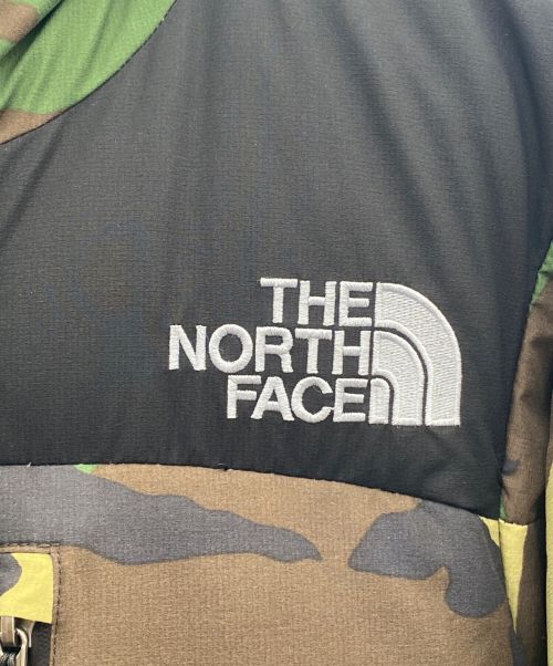THE NORTH FACE（ザ ノース フェイス）THE NORTH FACE (ザ ノース フェイス) ダウンジャケット グリーン×ブラック サイズ:Mの古着・服飾アイテム