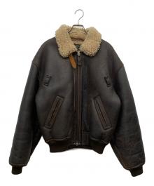 AVIREX（アヴィレックス）の古着「B-3 ムートンジャケット」｜ブラウン