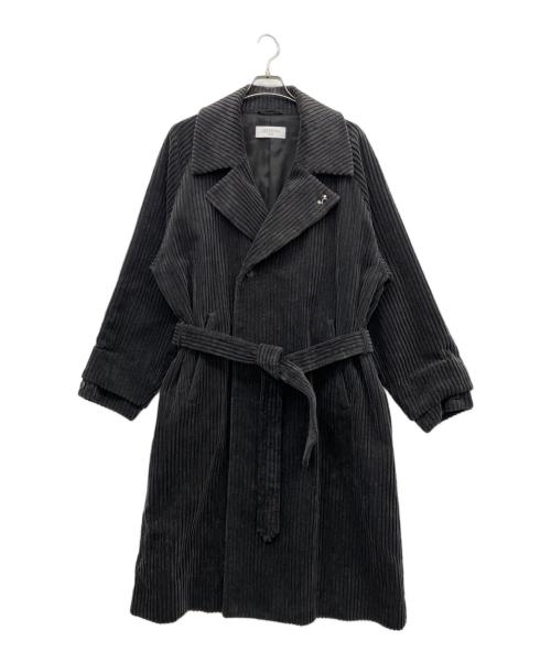 JOSEPH STUDIO（ジョセフスタジオ）JOSEPH STUDIO (ジョセフスタジオ) コーデュロイコート グレー サイズ:8の古着・服飾アイテム