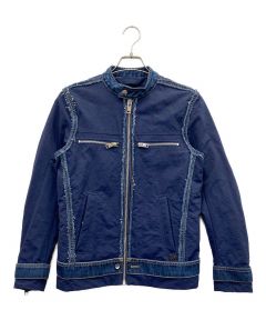 中古・古着通販】DIESEL (ディーゼル) シングルレザージャケット