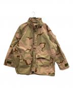 U'S NAVYユーエスネイビー）の古着「ミリタリーコート」｜ベージュ×グリーン