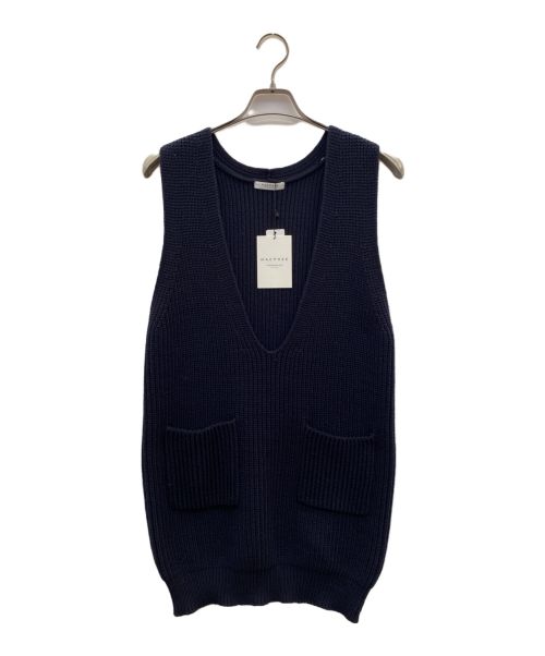 MACPHEE（マカフィー）MACPHEE (マカフィー) ハイブリッドコットンVネックベスト ネイビー サイズ:Sの古着・服飾アイテム
