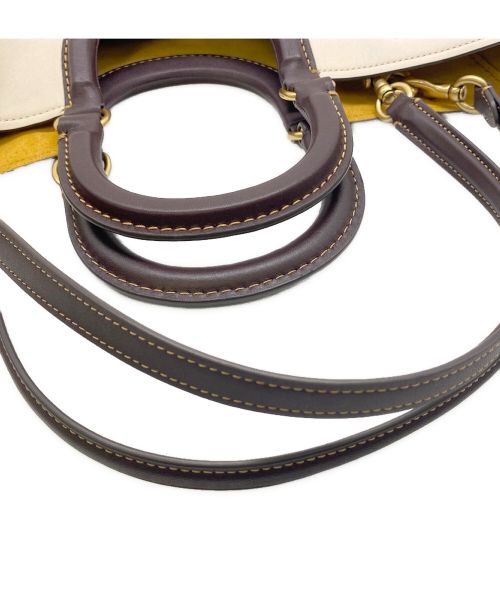 COACH（コーチ）COACH (コーチ) トートバッグ ベージュ×ブラウンの古着・服飾アイテム