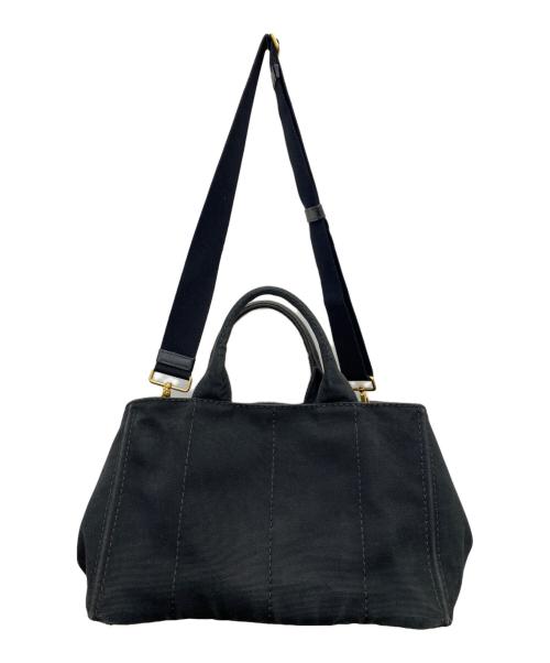 PRADA（プラダ）PRADA (プラダ) 2WAYバッグ ブラックの古着・服飾アイテム