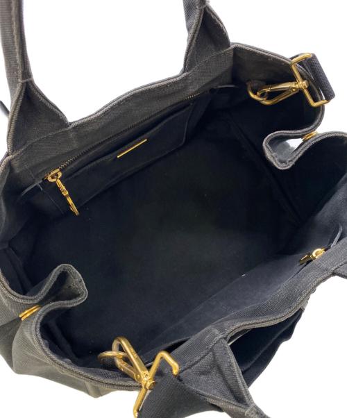 PRADA（プラダ）PRADA (プラダ) 2WAYバッグ ブラックの古着・服飾アイテム