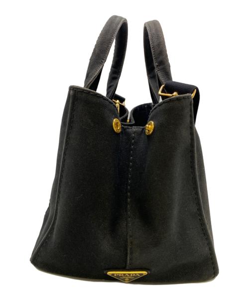 PRADA（プラダ）PRADA (プラダ) 2WAYバッグ ブラックの古着・服飾アイテム