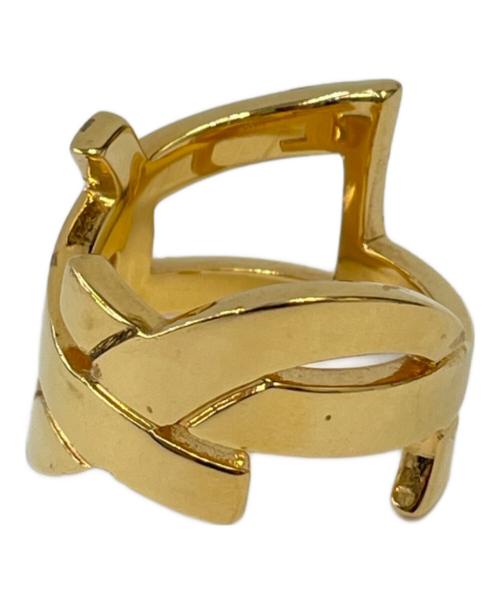 Saint Laurent Paris（サンローランパリ）Saint Laurent Paris (サンローランパリ) YSLリング ゴールド サイズ:8の古着・服飾アイテム