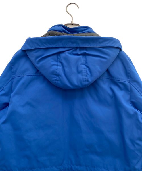 fay（フェイ）fay (フェイ) ダウンコート ブルー×ブラック サイズ:Lの古着・服飾アイテム