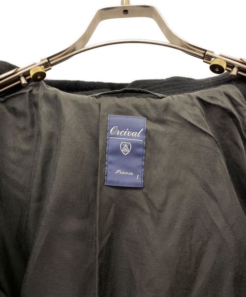 ORCIVAL（オーシバル）ORCIVAL (オーシバル) ライトウールモッサ フーデッド ジャケット ネイビー サイズ:1の古着・服飾アイテム
