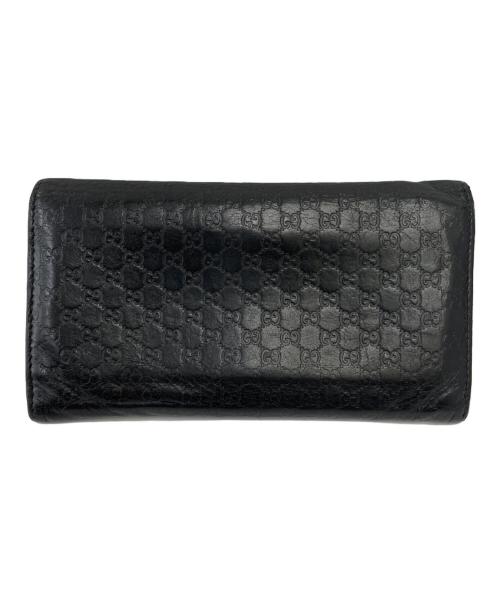 GUCCI（グッチ）GUCCI (グッチ) 長財布 ブラックの古着・服飾アイテム