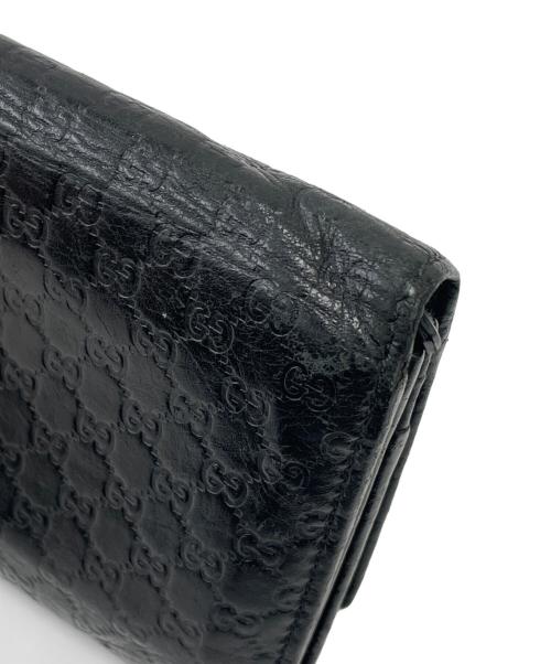 GUCCI（グッチ）GUCCI (グッチ) 長財布 ブラックの古着・服飾アイテム