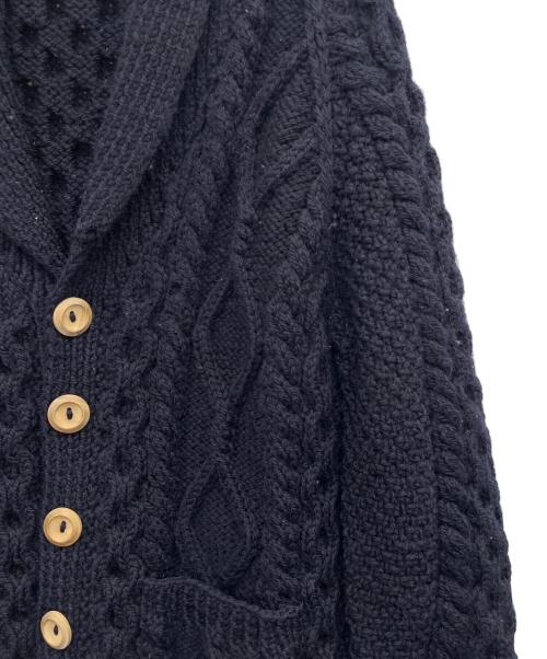 INVERALLAN（インバーアラン）INVERALLAN (インバーアラン) アランニットカーディガン ネイビー サイズ:-の古着・服飾アイテム