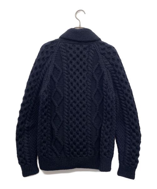 INVERALLAN（インバーアラン）INVERALLAN (インバーアラン) アランニットカーディガン ネイビー サイズ:-の古着・服飾アイテム