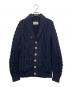 INVERALLAN（インバーアラン）の古着「アランニットカーディガン」｜ネイビー