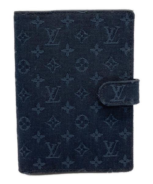 LOUIS VUITTON（ルイ ヴィトン）LOUIS VUITTON (ルイ ヴィトン) 手帳カバー ネイビーの古着・服飾アイテム