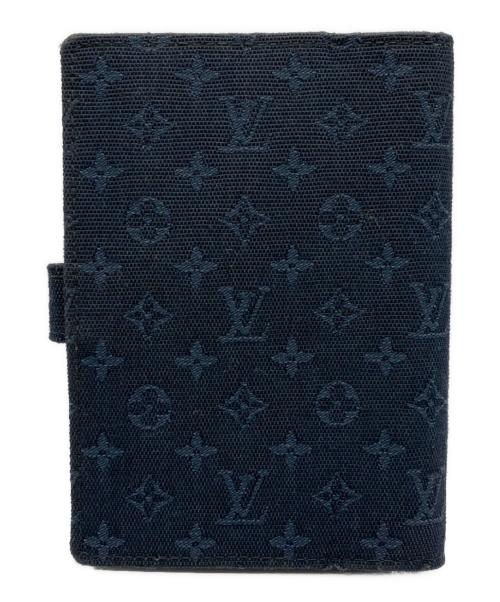 LOUIS VUITTON（ルイ ヴィトン）LOUIS VUITTON (ルイ ヴィトン) 手帳カバー ネイビーの古着・服飾アイテム