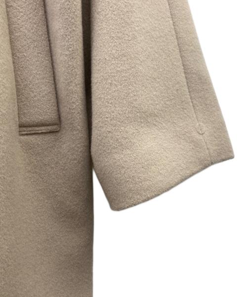 SHIPS any（シップスエニィ）SHIPS any (シップスエニィ) スタンド & ダブル カラー コート ベージュ サイズ:38の古着・服飾アイテム