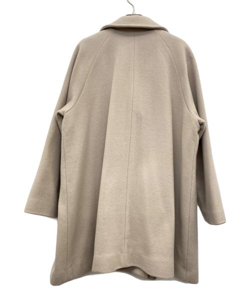 SHIPS any（シップスエニィ）SHIPS any (シップスエニィ) スタンド & ダブル カラー コート ベージュ サイズ:38の古着・服飾アイテム
