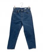 MARKAWAREマーカウェア）の古着「TAPERED 5POCKETS DENIM（テーパード5ポケットデニム）」｜インディゴ