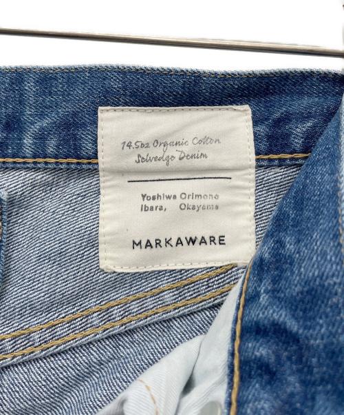 MARKAWARE（マーカウェア）MARKAWARE (マーカウェア) TAPERED 5POCKETS DENIM（テーパード5ポケットデニム） インディゴ サイズ:1の古着・服飾アイテム