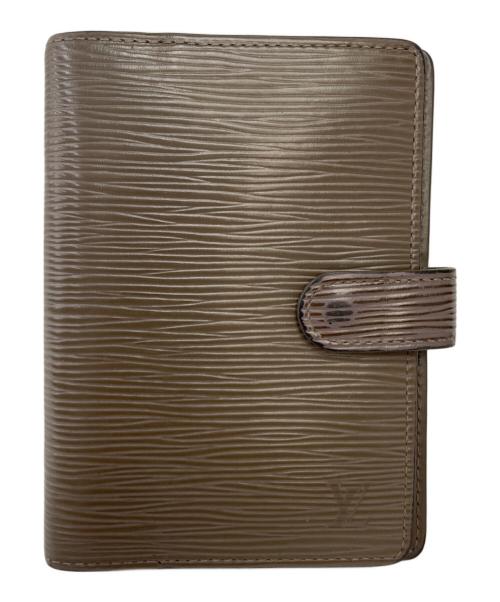 LOUIS VUITTON（ルイ ヴィトン）LOUIS VUITTON (ルイ ヴィトン) アジェンダMM 	手帳カバー ブラウンの古着・服飾アイテム
