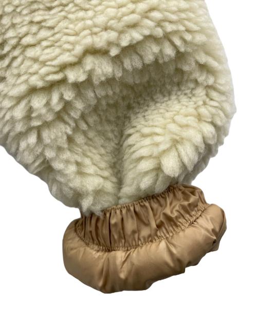 COACH（コーチ）COACH (コーチ) プルオーバーフリース ホワイト×ベージュ サイズ:XSの古着・服飾アイテム