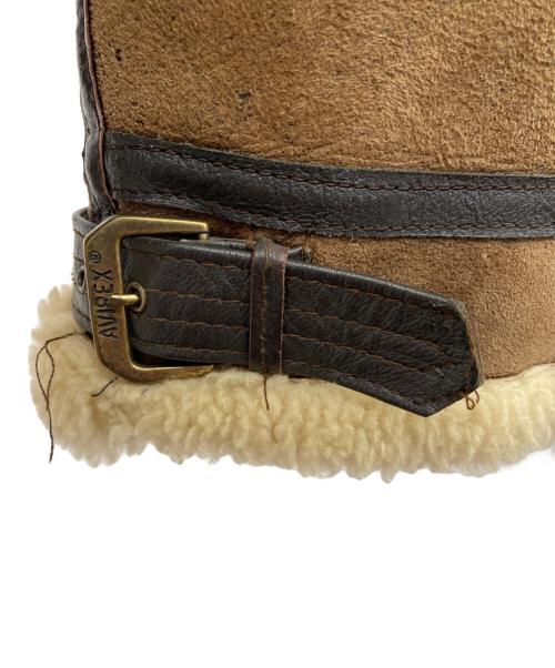 AVIREX（アヴィレックス）AVIREX (アヴィレックス) フライトジャケット ブラウン サイズ:34の古着・服飾アイテム