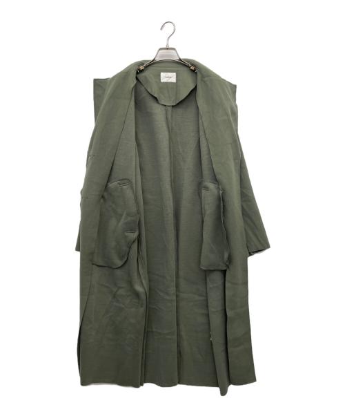 MURUA（ムルーア）MURUA (ムルーア) カラーマキシチェスターコート グリーン サイズ:1の古着・服飾アイテム