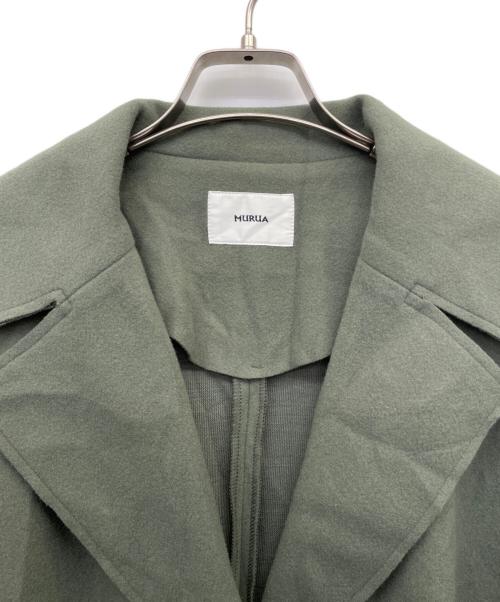 MURUA（ムルーア）MURUA (ムルーア) カラーマキシチェスターコート グリーン サイズ:1の古着・服飾アイテム