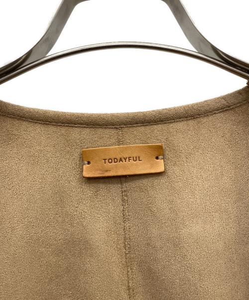 TODAYFUL（トゥデイフル）TODAYFUL (トゥデイフル) ボアコート ブラウン サイズ:38の古着・服飾アイテム