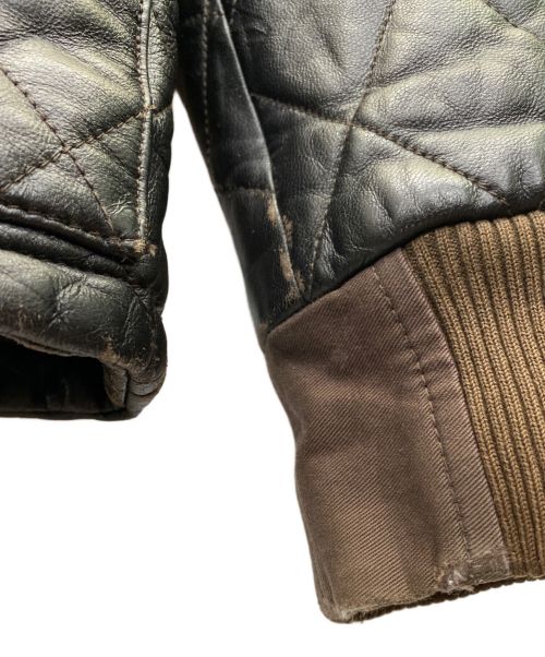 Paul Smith JEANS（ポールスミス ジーンズ）Paul Smith JEANS (ポールスミス ジーンズ) キルティングレザージャケット ブラック サイズ:Lの古着・服飾アイテム